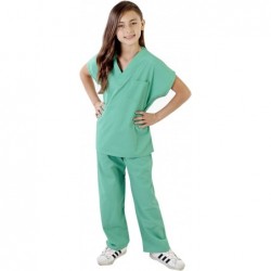 Childrens Scrub Set-Soft Touch-Role Play Costume Set (Surgical Green 8/10) $32.09 Kids' Costumes