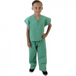 Childrens Scrub Set-Soft Touch-Role Play Costume Set (Surgical Green 8/10) $32.09 Kids' Costumes