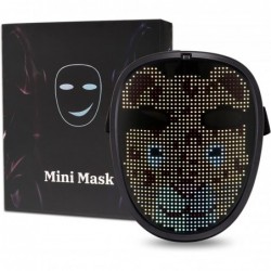 Led Mask with Bluetooth Programmable for Halloween Cosplay Gift Party Costume light up mask for halloween 2022 Coolest Mask (...