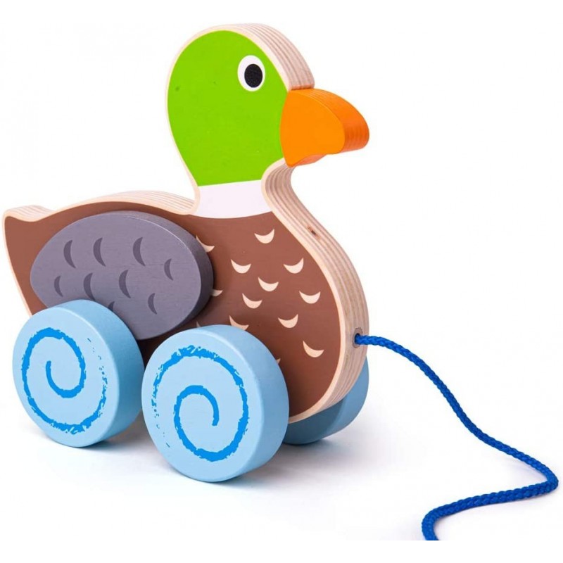 Wooden Duck Pull Along Toy $54.18 Early Development & Activity Toys