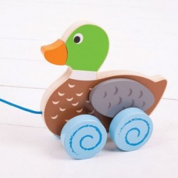 Wooden Duck Pull Along Toy $54.18 Early Development & Activity Toys