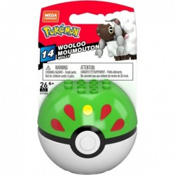 Pokemon Wooloo Poke Ball Building Set $30.14 Toy Building Sets