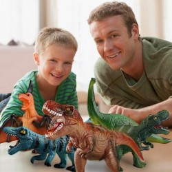 6 Piece Dinosaur Toys for Kids 3-5 5-7 14" Large Soft Dinosaurs Toys Set Inculding T-Rex Triceratops Perfect for Dinosaur Lov...