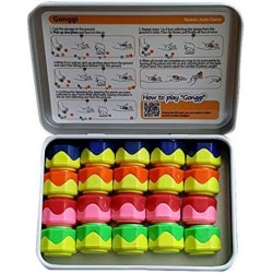 Gonggi Konggi Korean Jacks Game in Premium Unique tincase (20pcs) Giftpack $17.89 Board Games