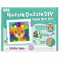 Razzle Dazzle D.IY. Gem Art Kit: Lil' Lion $31.35 Kids' Drawing & Writing Boards