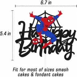 Spider Cake Topper Spider Birthday Cake Decoration Spidey Happy Birthday Cake Decor for Men Boy Children Bday Party Supplies ...