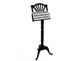 Melody Jane Dollhouse Black Music Stand Miniature 1:12 Scale Accessory $37.59 Dollhouse Accessories