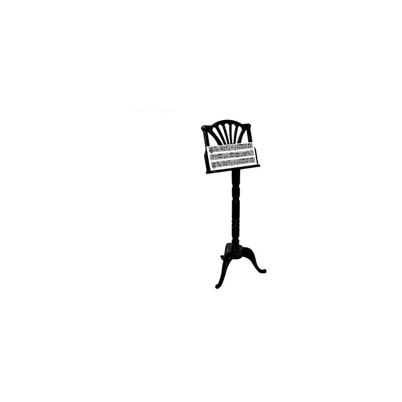 Melody Jane Dollhouse Black Music Stand Miniature 1:12 Scale Accessory $37.59 Dollhouse Accessories