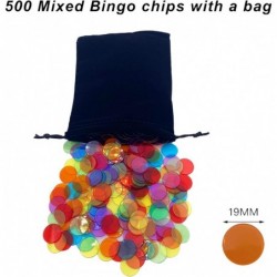 Deluxe Bingo Game Set with 6 Inch Bingo Cage Bingo Master Board 75 Colored Balls with a Bag 50 Bingo Cards and 500 6 Color Mi...