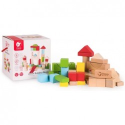 Solid Wood Blocks for Toddlers Wooden Building Blocks Set Baby Kids Stacking Teawood 50 PCS Wooden Toys $26.97 Toy Stacking B...