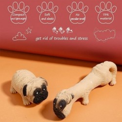 Squishies Sensory Fidget Toy Stress Relief Pug Toy for Adults and Kids Tear-Resistant Non-Toxic Squeeze and Stretch for Anxie...