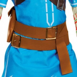 Link Costume for Kids Deluxe Official Zelda Costume Tunic with Ears and Boot Covers from Breath of the Wild Child Size Extra ...