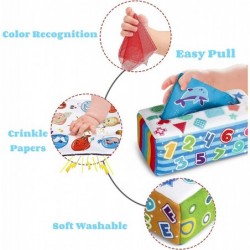 Baby Tissue Box Toy Montessori Toys for Babies 1 Year Old Magic Tissue Box Toy with 20 Silk Scarves & 6 Crinkle Papers Educat...