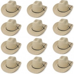 12 Piece Cowboy Hats - Adult Western Straw Hats with Band for Western Theme Party $74.83 Kids' Party Hats