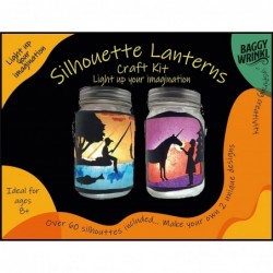 Lantern Craft KIT – Arts and Crafts Gift/Activity/Projects/Party for Girls/Boys/Kids/Teens. DIY Make Your Own Silhouette Lant...