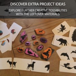 Lantern Craft KIT – Arts and Crafts Gift/Activity/Projects/Party for Girls/Boys/Kids/Teens. DIY Make Your Own Silhouette Lant...