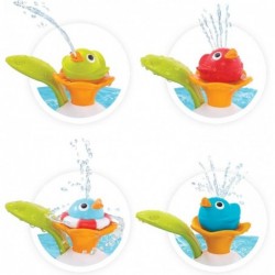 Duck Race Baby Bath Toy - Water Fountain and Four Racing Magical Ducks for Bathtime Sensory Development - Bath Time Fun 6 Mon...