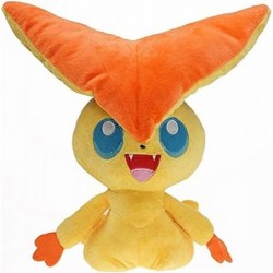 Victini: 28 cm Cartoon Plush Toys Cute Animal Plush Toys Children's Favorite Dolls Soft and Cute Plush Toys The Best Gift for...