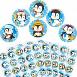 600 Pieces Penguin Stickers Winter Penguin Stickers Sheets Penguin Classroom Stickers Decals Seals Cards for Kids Birthday Pa...