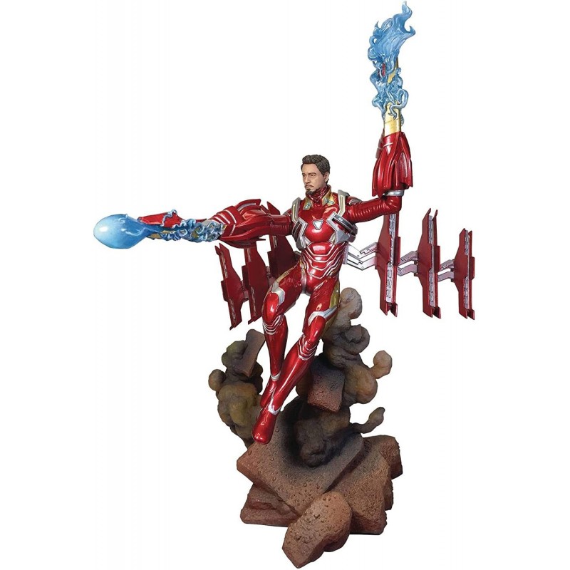 Marvel Gallery: Avengers Infinity War: Iron Man Mk50 Unmasked Deluxe PVC Figure 9" Multicolor $103.75 Statue Maquette & Bust ...