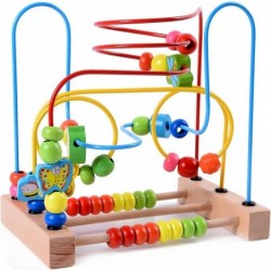 Wooden Baby Toddler Toys Circle First Bead Maze for Boys Girls $38.99 Early Development & Activity Toys