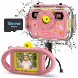 Kid Camera for Girls Birthday Toys for Girls Underwater Digital Video Camera for Girls with Multiple Accessories HD Toddler C...