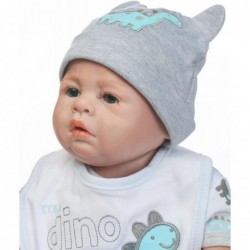 50CM Lifelike Silicone Vinyl Full Body Newborn Boy with Magnetic Pacifier Look Realistic 20 inches Reborn Baby Doll Anatomica...