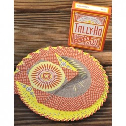 Autumn Circle Back Playing Cards Orange $16.61 Card Games