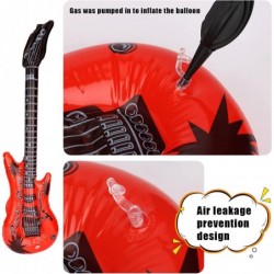 11Pcs Inflatable Rock Star Band Set Waterproof PVC Music Instruments Party Props Blow Up Guitar Microphones Saxophone for Kid...