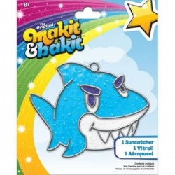 TB-68607 Makit and Bakit Suncatcher Kit Shark $18.19 Craft Kits