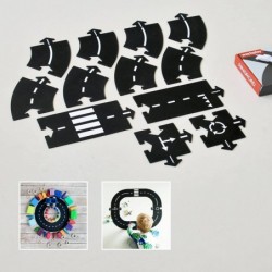 Ringroad Flexible Toy Road Set (12 pcs). The Original Made in Europe. $73.79 Toy Vehicle Playsets