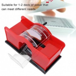 Card Shuffler 2 Deck Hand Crank Manual Card Mixer Deluxe Card Shuffler Casino Equipment Card Shuffling Machine For Playing Ca...