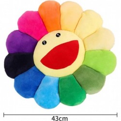 SENCC Sunflower Plush Pillow Flower Plush Pillow Sofa Cushion Colorful Sunflower Plush Toy for Watching TV Home Reading Bedro...