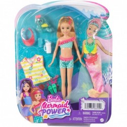 Mermaid Power Stacie Doll with 10 Pieces Including Clothing Mermaid Tail Pet & Accessories Toy for 3 Year Olds & Up $29.35 Dolls