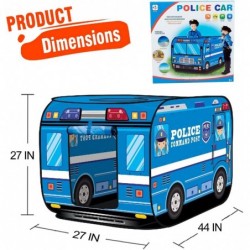 Police Truck Kids Pop Up Play Tent - Foldable Indoor and Outdoor Playhouse for Toddlers Boys and Girls $47.49 Kids' Play Tent...