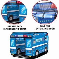 Police Truck Kids Pop Up Play Tent - Foldable Indoor and Outdoor Playhouse for Toddlers Boys and Girls $47.49 Kids' Play Tent...