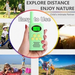 Rechargeable Walkie Talkies for Kids 22 Channels 2 Way Radio Toy with Lithium Battery Backlit LCD Flashlight 3 KM Long Range ...