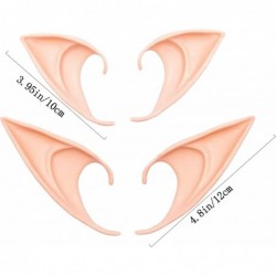 2 Pairs Fairy Pixie Elf Ears elf Ears for Cosplay Accessories Fairy Costume for Women elf Ears Brown Skin Fairy Ears for Chri...