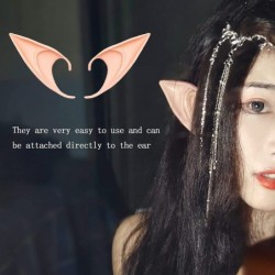 2 Pairs Fairy Pixie Elf Ears elf Ears for Cosplay Accessories Fairy Costume for Women elf Ears Brown Skin Fairy Ears for Chri...