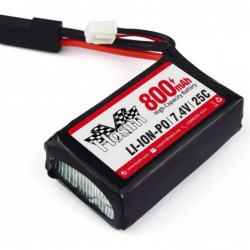 RC Cars Replacement Battery Rechargeable 7.4V 800mAh 25C 2S LiPo Battery Pack 7.4V JST Plug【New Version】 Li-ion Battery for 9...