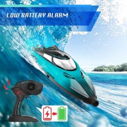 Remote Control Boat for Kids & Adults 20+ MPH Fast Rc Boat for Pools and Lakes 2.4 GHz Racing Boats with Rechargeable Battery...