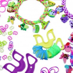 Rainbow Loom® Loomi-Pals™ Mini Combo Set Features 60 CUTE Assorted Loomi-Pals Charms 1 Happy Loom 2100 Colorful Bands all in ...