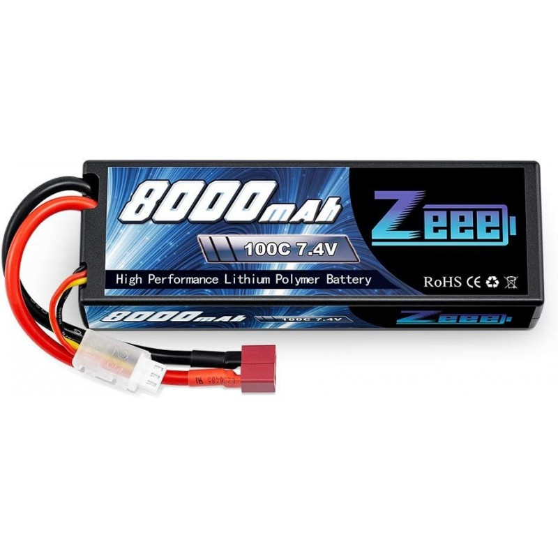 Lipo Battery 7.4V 100C 8000mAh Hard Case with Deans T Plug for RC Car RC Truck RC Truggy RC Boat Helicopter $74.42 Hobby Remo...