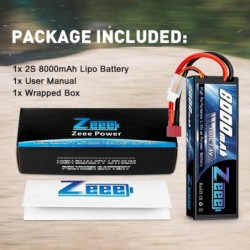 Lipo Battery 7.4V 100C 8000mAh Hard Case with Deans T Plug for RC Car RC Truck RC Truggy RC Boat Helicopter $74.42 Hobby Remo...