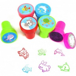 60 Pcs Animals Assorted Stampers for Kids Party Favor Goodie Bag Prizes Classroom Rewards Pinata Filler Arts and Crafts for K...