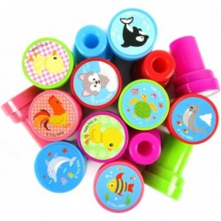 60 Pcs Animals Assorted Stampers for Kids Party Favor Goodie Bag Prizes Classroom Rewards Pinata Filler Arts and Crafts for K...