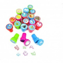 60 Pcs Animals Assorted Stampers for Kids Party Favor Goodie Bag Prizes Classroom Rewards Pinata Filler Arts and Crafts for K...