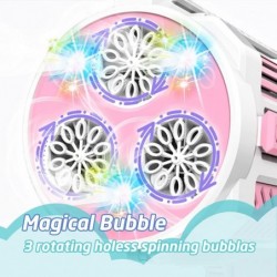 Automatic Gatlin Bubble Gun Rocket Launcher Bubble Machine Gun Thousands of Bubbles Per Minute Suitable for Kids Adults Suita...