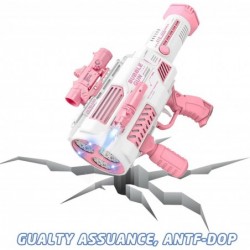 Automatic Gatlin Bubble Gun Rocket Launcher Bubble Machine Gun Thousands of Bubbles Per Minute Suitable for Kids Adults Suita...