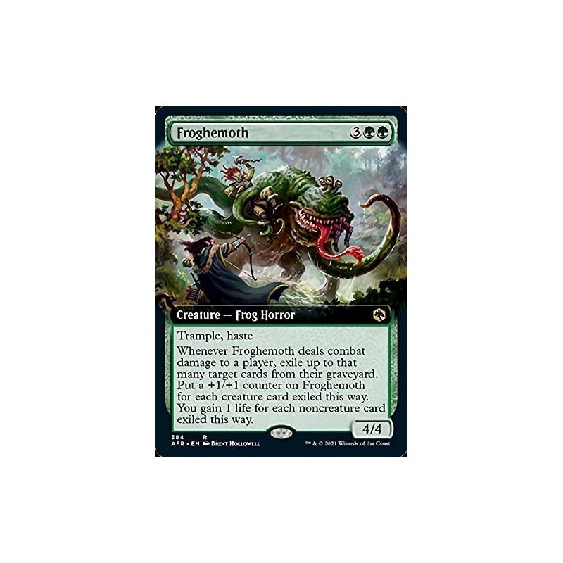 Magic: the Gathering - Froghemoth (384) - Extended Art - Foil - Adventures in The Forgotten Realms $10.38 Trading Cards & Acc...